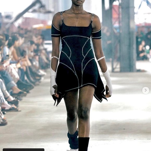 NEW Toile Studios Prefix Dress Black Size S - Picture 1 of 5